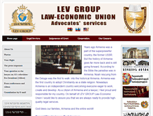 Tablet Screenshot of levgroup.am